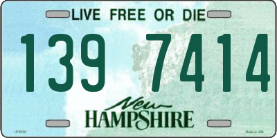 NH license plate 1397414