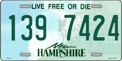 NH license plate 1397424