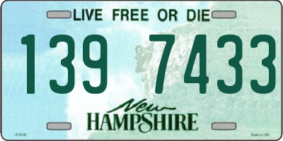 NH license plate 1397433
