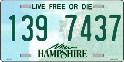 NH license plate 1397437