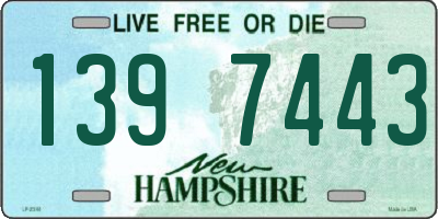 NH license plate 1397443