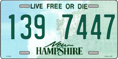 NH license plate 1397447