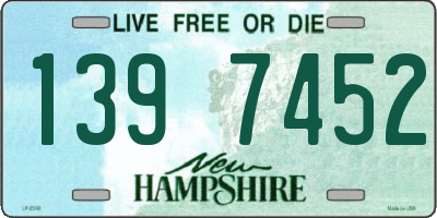 NH license plate 1397452