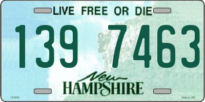 NH license plate 1397463