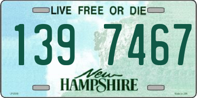 NH license plate 1397467