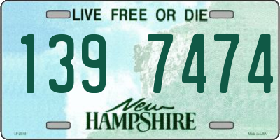 NH license plate 1397474