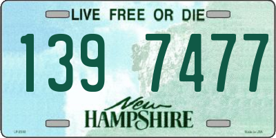 NH license plate 1397477