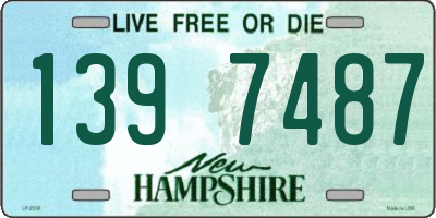 NH license plate 1397487