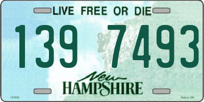 NH license plate 1397493