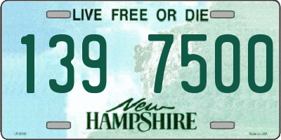 NH license plate 1397500