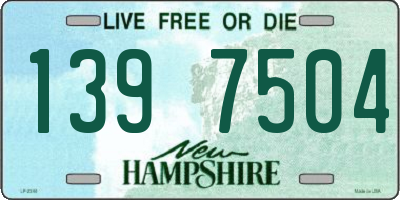 NH license plate 1397504