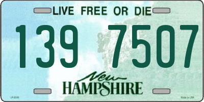 NH license plate 1397507