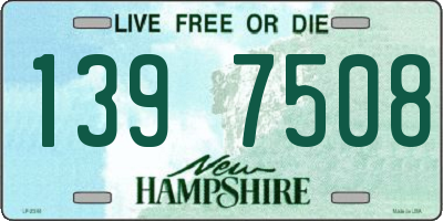 NH license plate 1397508