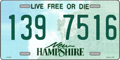 NH license plate 1397516