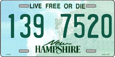 NH license plate 1397520