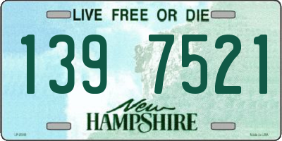 NH license plate 1397521
