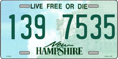 NH license plate 1397535