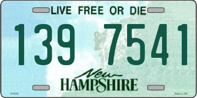 NH license plate 1397541