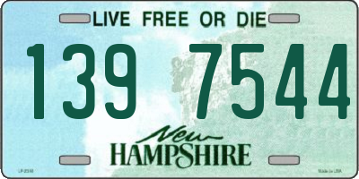 NH license plate 1397544