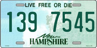 NH license plate 1397545