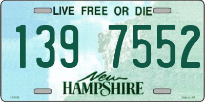 NH license plate 1397552
