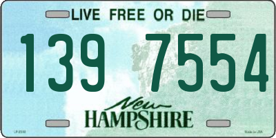 NH license plate 1397554