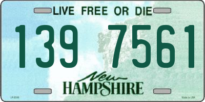 NH license plate 1397561