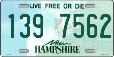 NH license plate 1397562