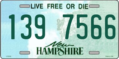 NH license plate 1397566