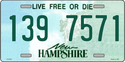 NH license plate 1397571