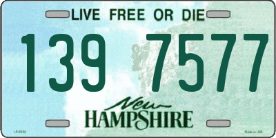 NH license plate 1397577
