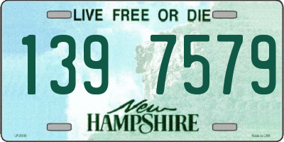 NH license plate 1397579