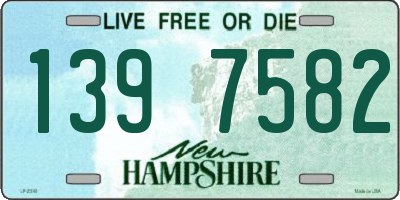 NH license plate 1397582