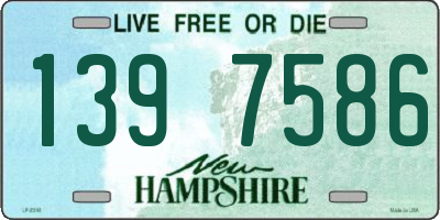 NH license plate 1397586