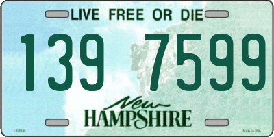 NH license plate 1397599