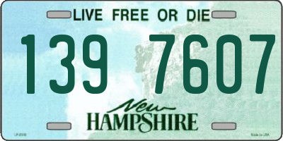 NH license plate 1397607
