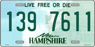 NH license plate 1397611