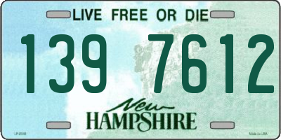 NH license plate 1397612