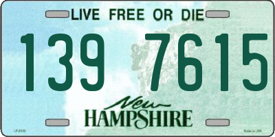 NH license plate 1397615