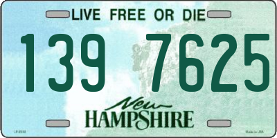 NH license plate 1397625