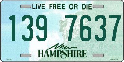 NH license plate 1397637