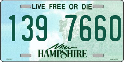 NH license plate 1397660