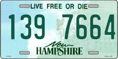 NH license plate 1397664