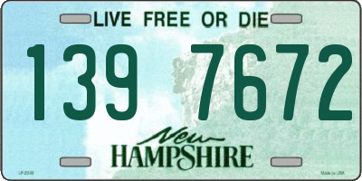 NH license plate 1397672