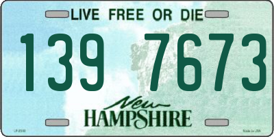 NH license plate 1397673