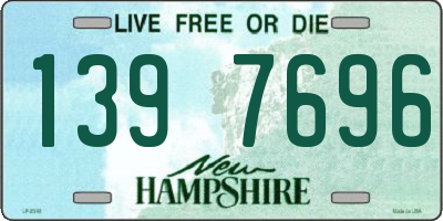 NH license plate 1397696
