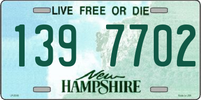NH license plate 1397702