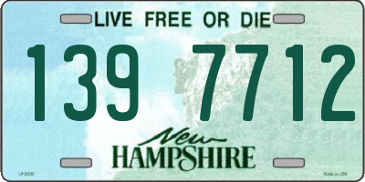 NH license plate 1397712