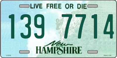NH license plate 1397714