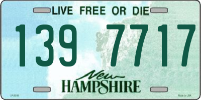 NH license plate 1397717